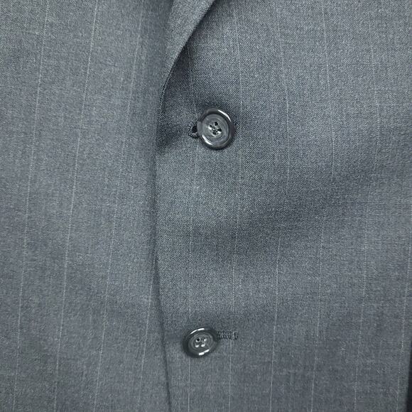 Roundtree & Yorke Men's Worsted Wool Jacket Coat Blazer 42R Made in USA Gray - Picture 8 of 16